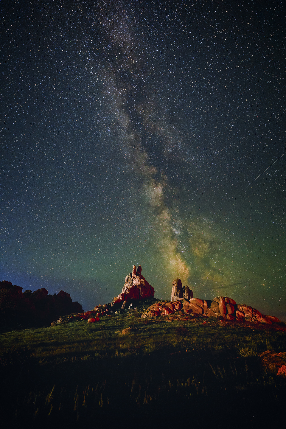 Mongolian night sky photography