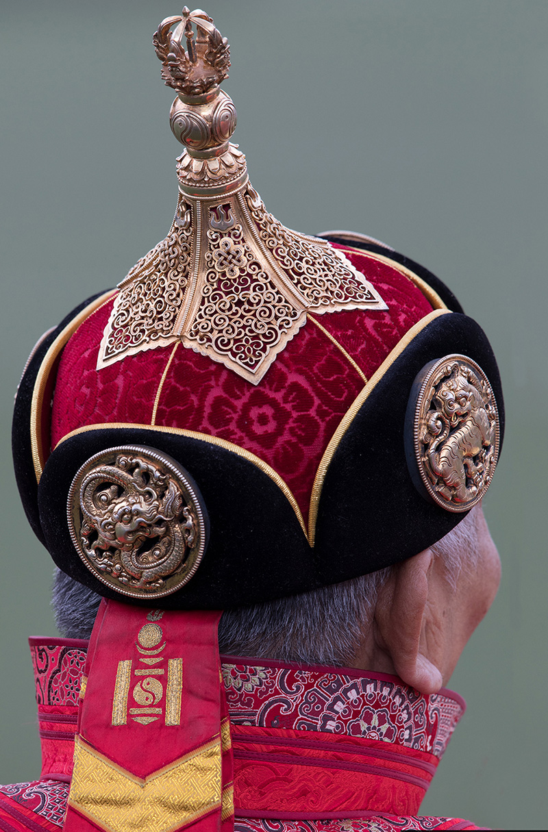 Mongolian national wrestler hat