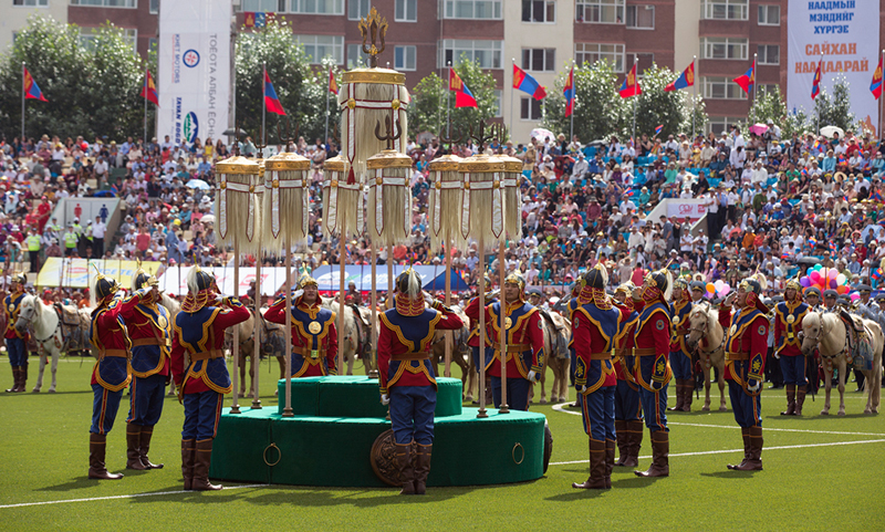 Naadam festival Ulaanbaatar