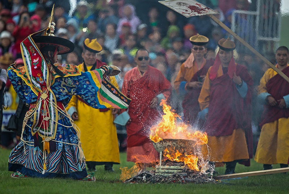 Sor zalakh the purification ceremony of the Buddhist 
