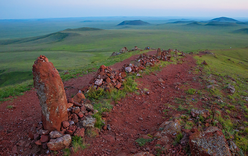Mongolia volcano Sukhbaatar aimag